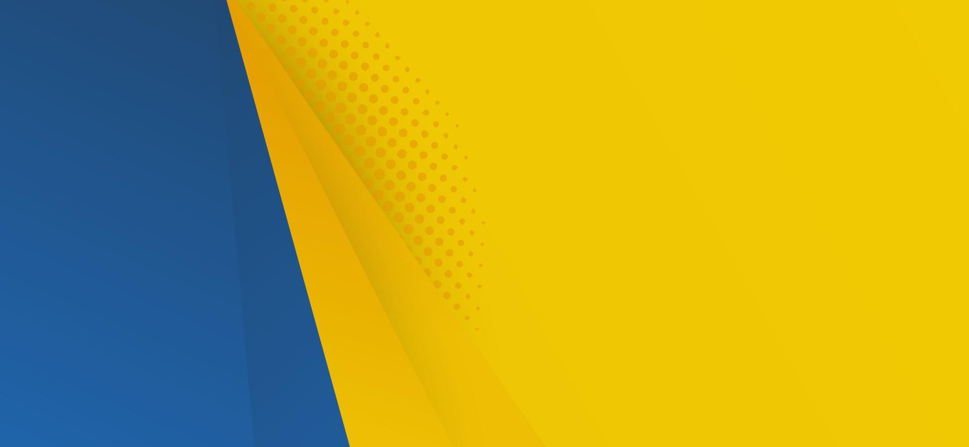 trendig abstrakt bakgrundsdesign i vektor. gul och blå hipster futuristisk grafik. med gul bakgrund som används i textur design, ljus affisch, banner gul och blå bakgrund vektor