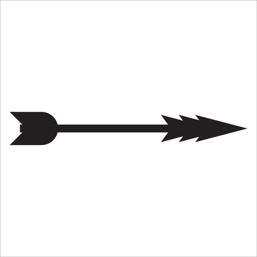 Pfeilspitze-Zeichen-Symbol-Logo-Vektor-Design vektor