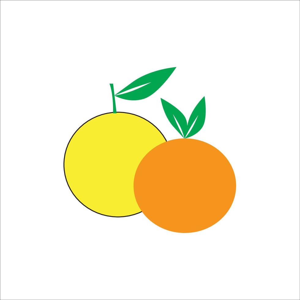 orangefarbenes Symbol Logo-Design-Vektor vektor