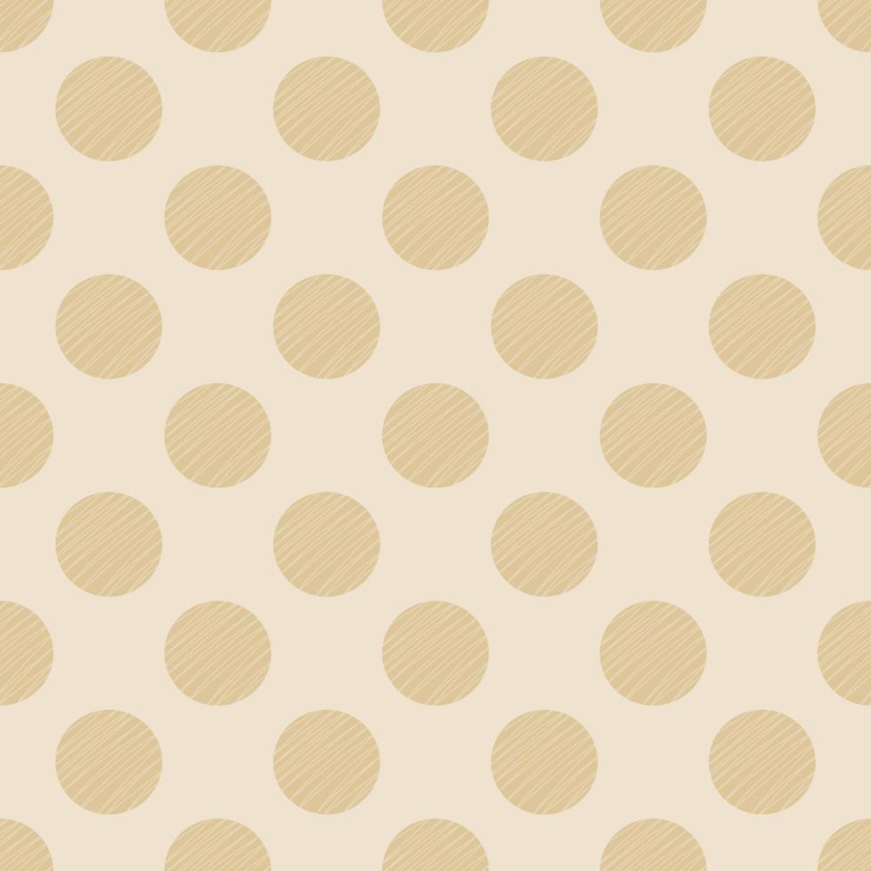 polka dot mönster beige färg vintage stil vektor