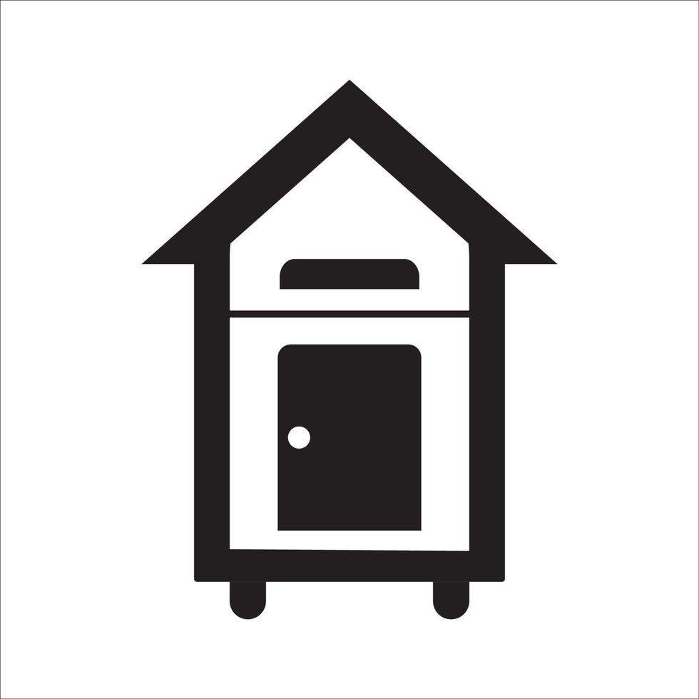 post box ikon logotyp vektor design