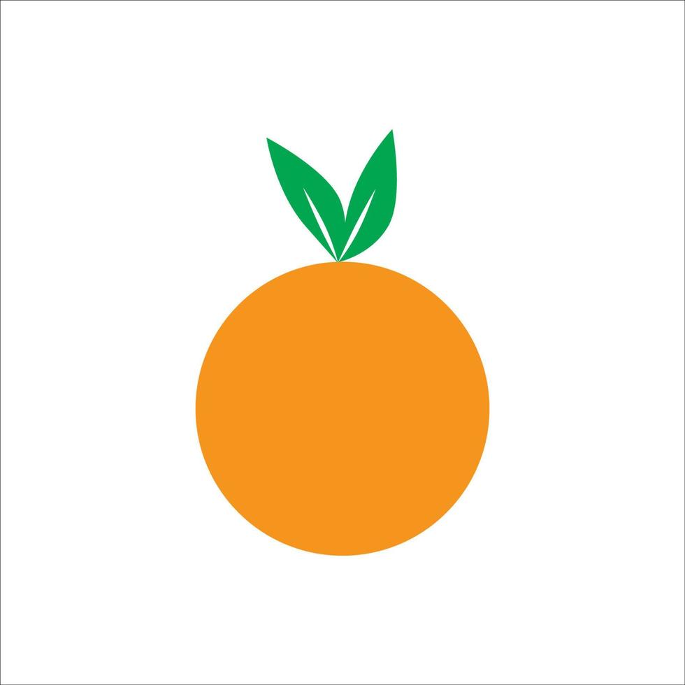orangefarbenes Symbol Logo-Design-Vektor vektor