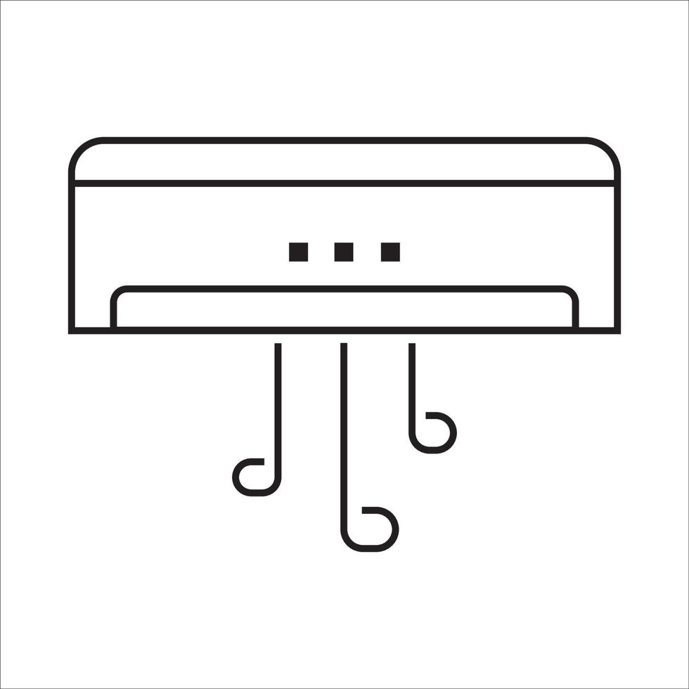 Klimaanlage-Symbol-Logo-Vektor-Design vektor