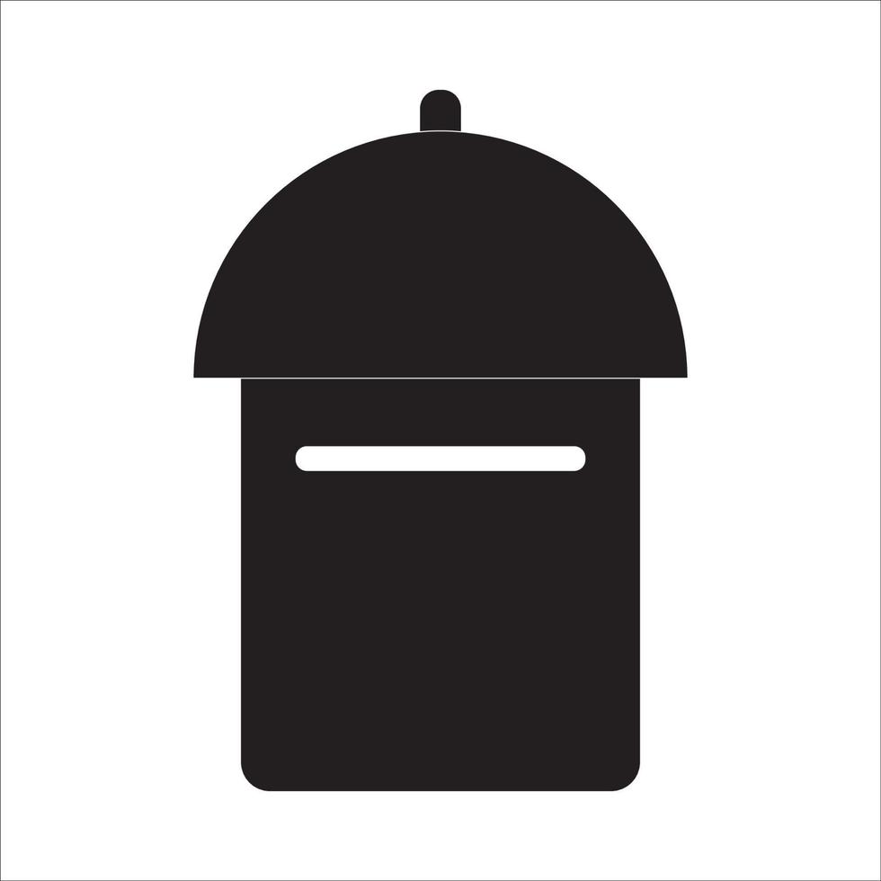 post box ikon logotyp vektor design