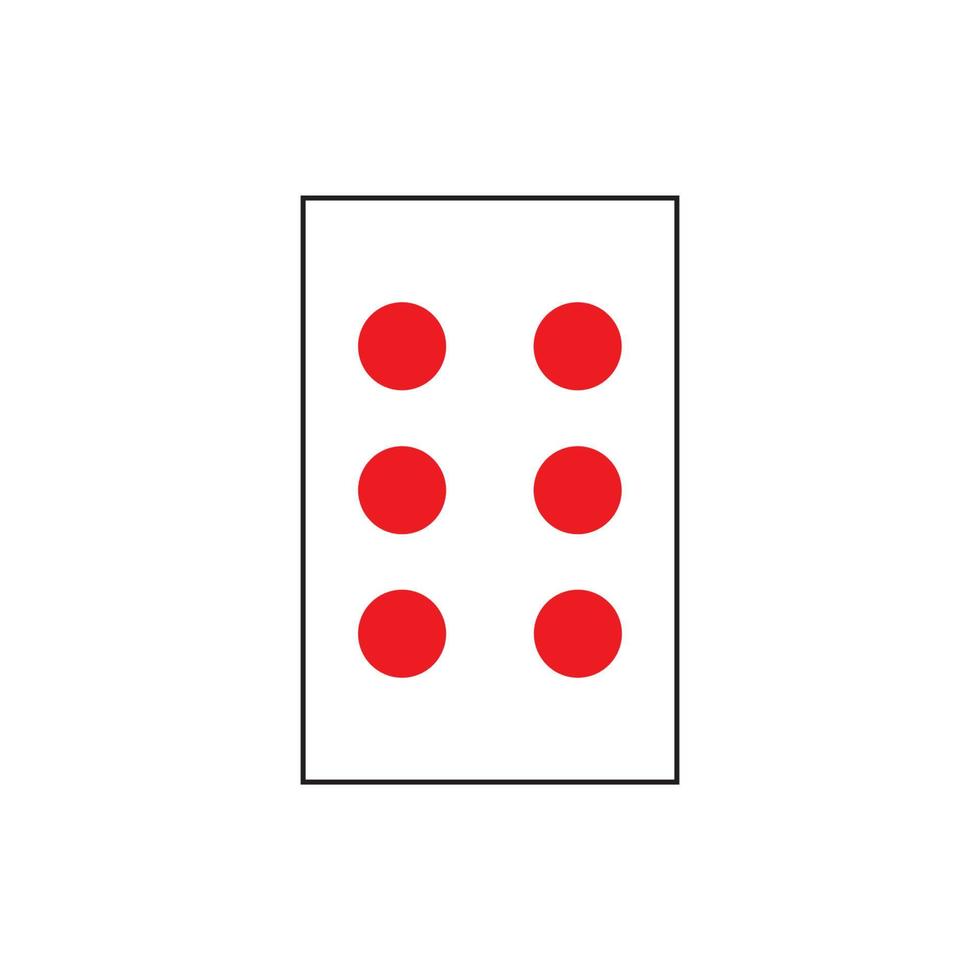 domino ikon logotyp design vektor