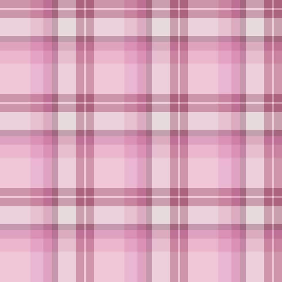 Nahtloses Muster in feinen positiven rosa Farben für Plaid, Stoff, Textil, Kleidung, Tischdecke und andere Dinge. Vektorbild. vektor