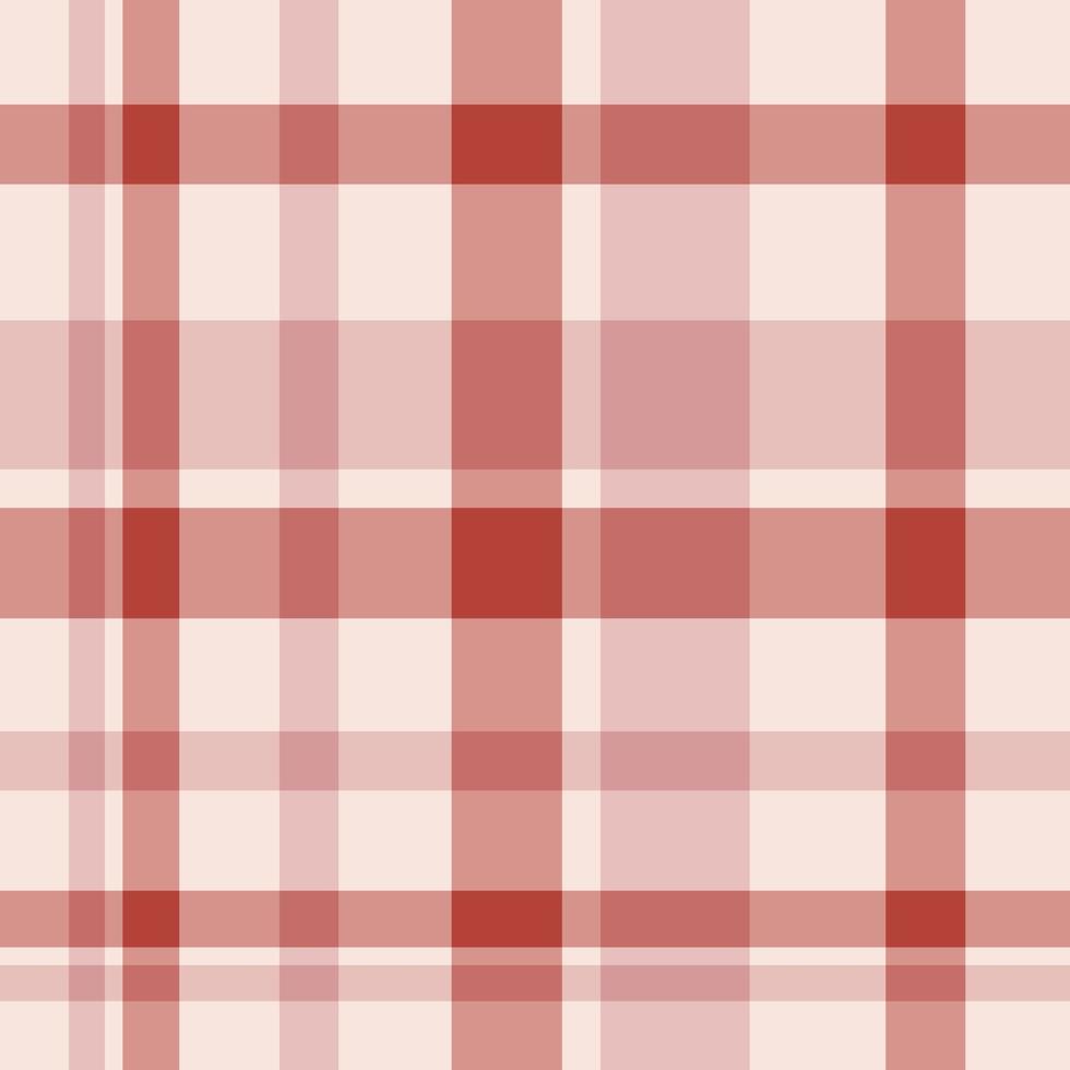 Nahtloses Muster in wunderbar gemütlichen rosa und roten Farben für Plaid, Stoff, Textil, Kleidung, Tischdecke und andere Dinge. Vektorbild. vektor