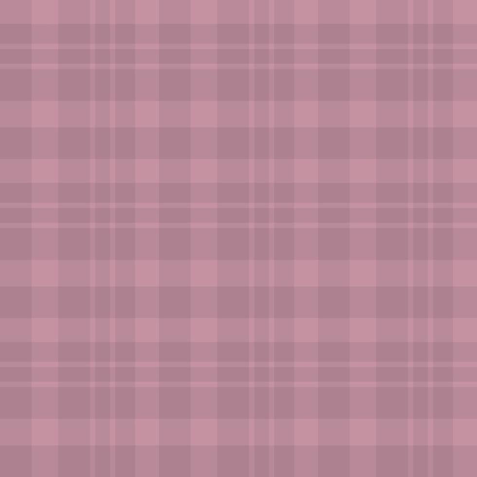 Nahtloses Muster in sanften, dezenten rosa Farben für Plaid, Stoff, Textil, Kleidung, Tischdecke und andere Dinge. Vektorbild. vektor