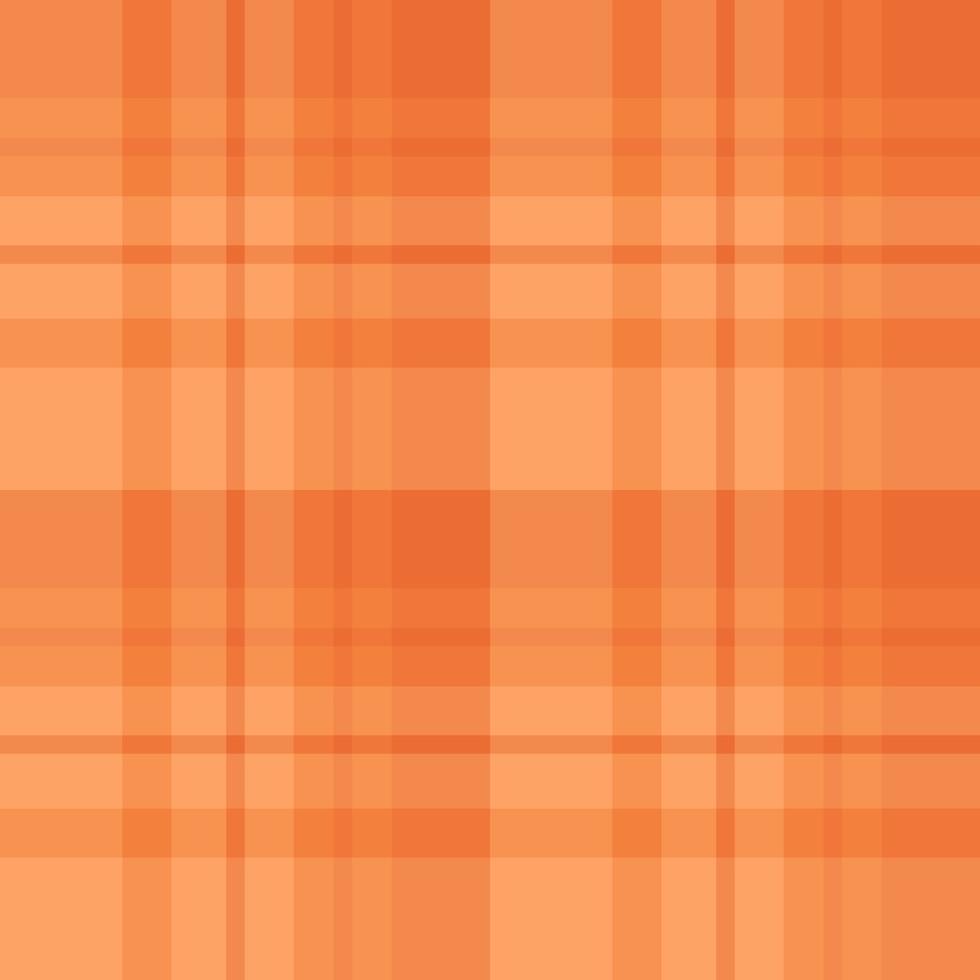 Nahtloses Muster in prächtigen Orangefarben für Plaid, Stoff, Textil, Kleidung, Tischdecke und andere Dinge. Vektorbild. vektor