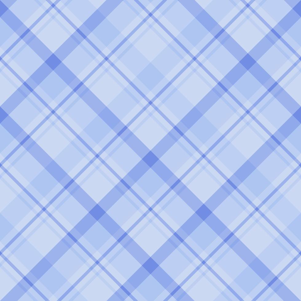 Nahtloses Muster in schönen hellblauen Farben für Plaid, Stoff, Textil, Kleidung, Tischdecke und andere Dinge. Vektorbild. 2 vektor