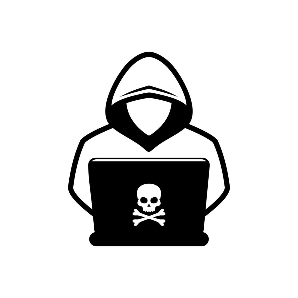 Hacker-Icon-Vektor vektor