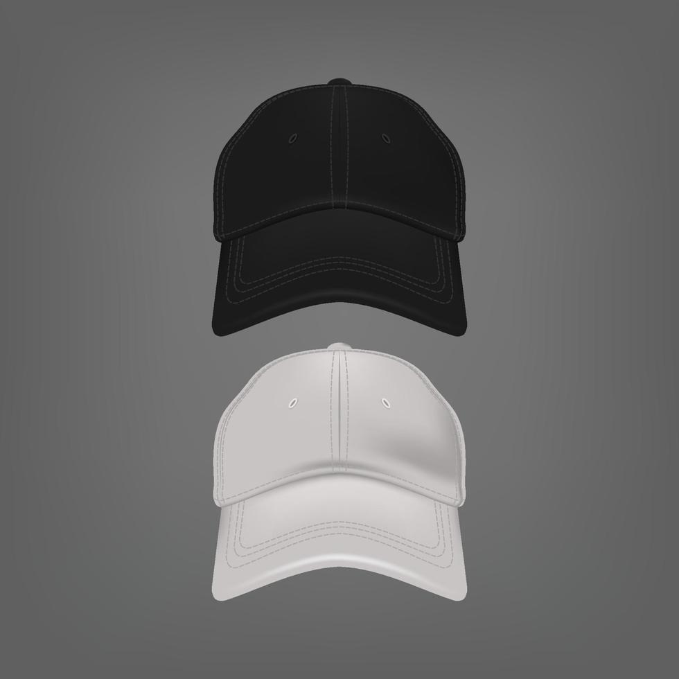 svart och vit hatt grafisk design vektor illustration