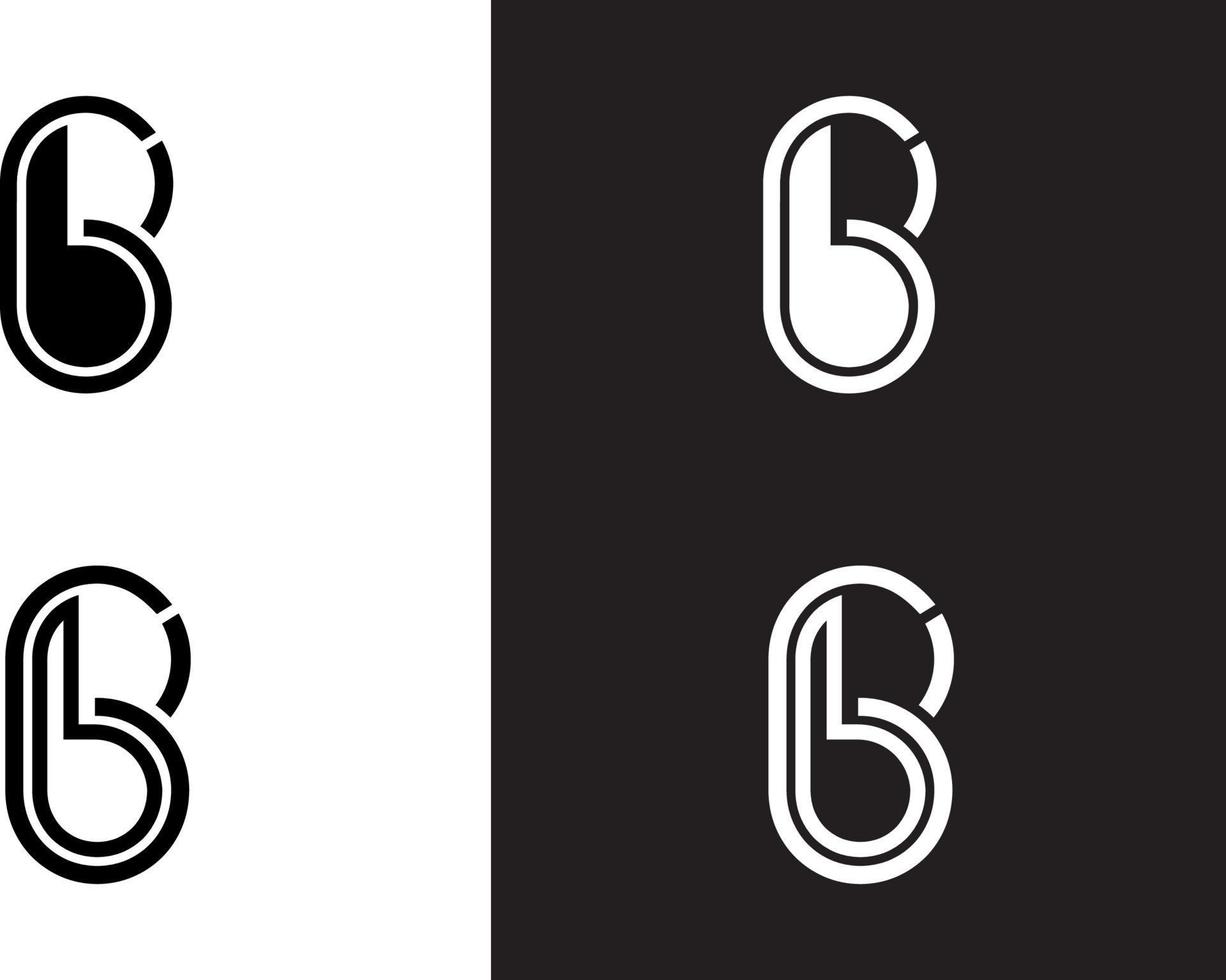 b-Logo-Design vektor