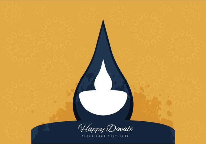 Dekorativa Diwali Lampa vektor