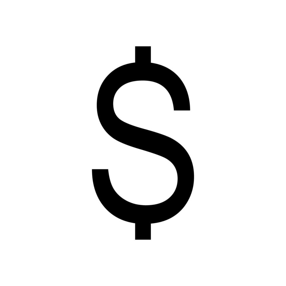 Dollar, USD-Währungssymbol. Vektor-Illustration vektor