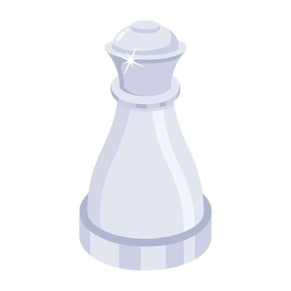 en schack bit platt redigerbar ikon design vektor