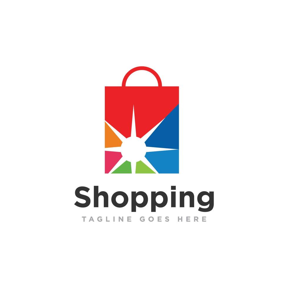 Tasche Shop Logo Icon Design Vektor