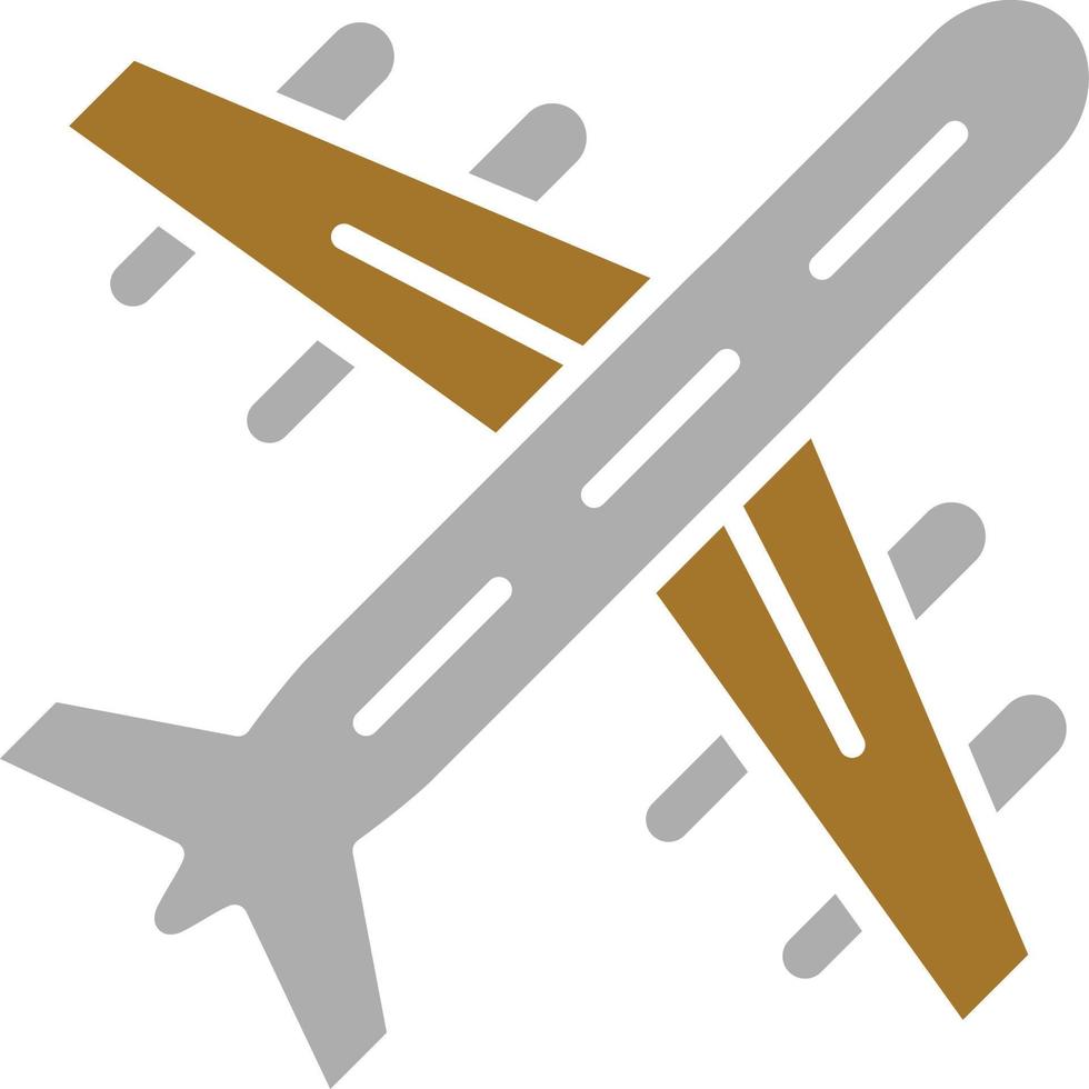 flygplan ikon stil vektor