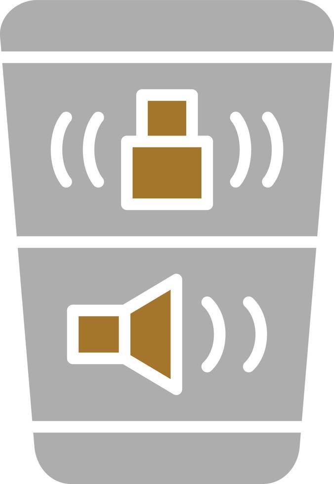 Symbolstil für automatisches Türschloss vektor