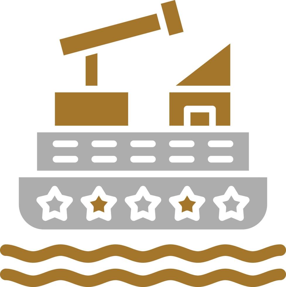 Kanonenboot-Icon-Stil vektor