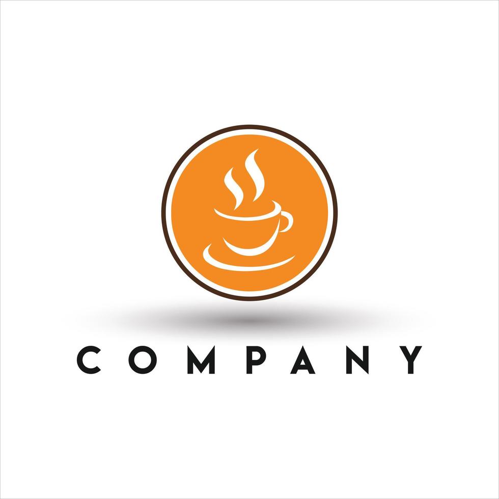 kaffe logotyp. kaffe logotyp begrepp identitet för restaurang logotyp vektor