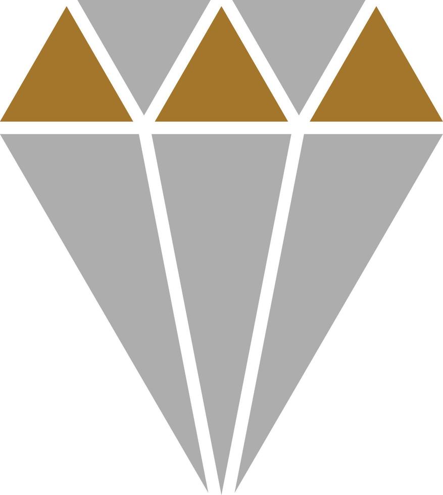 Diamant-Icon-Stil vektor