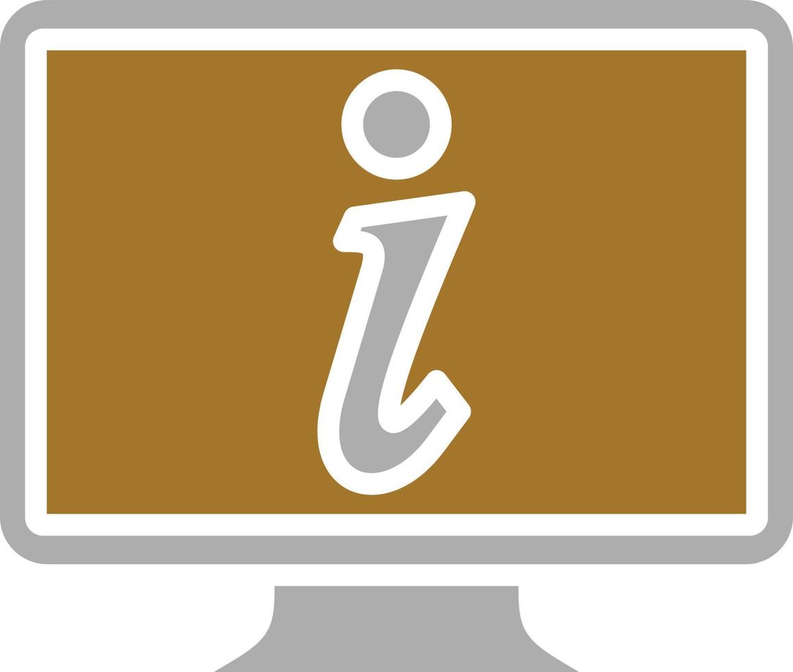 Online-Info-Icon-Stil vektor