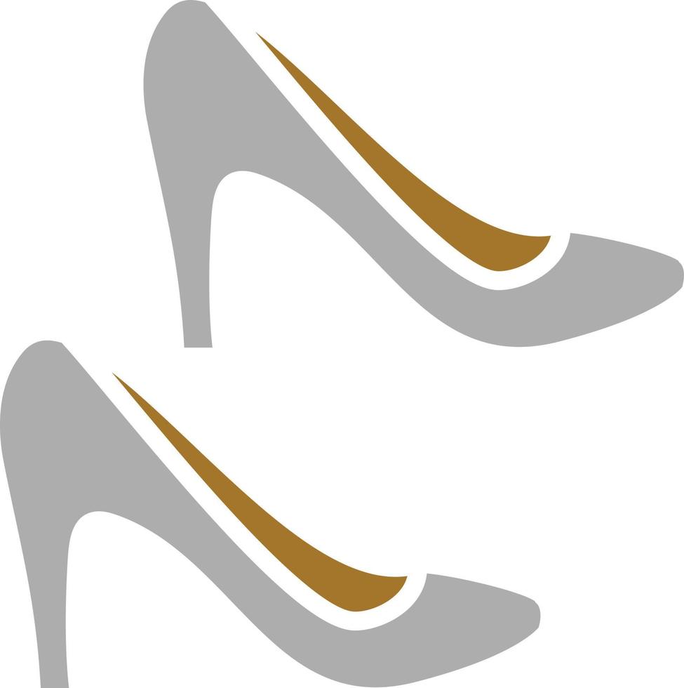 High Heels Icon-Stil vektor