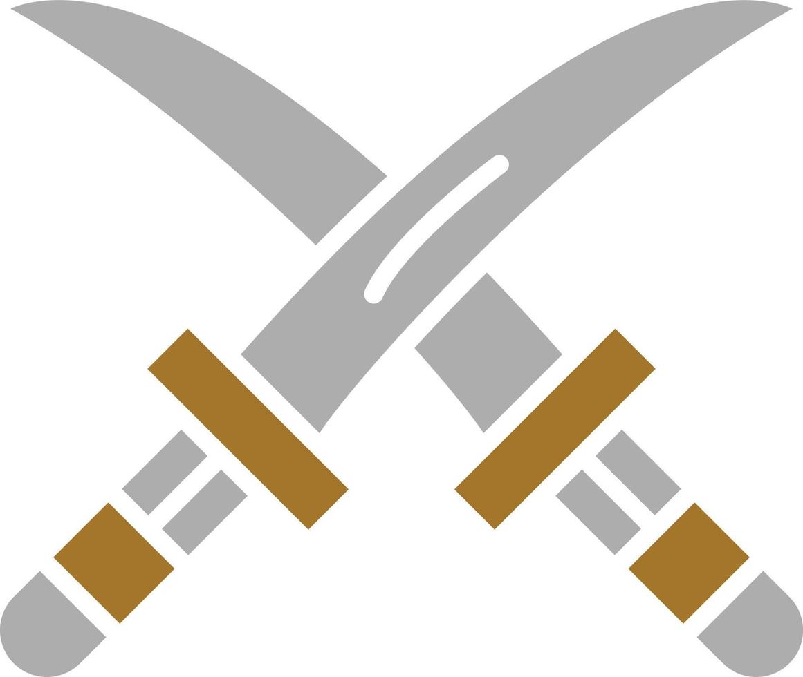 Schwert-Icon-Stil vektor