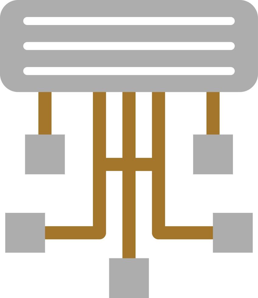 Sitemap-Symbolstil vektor