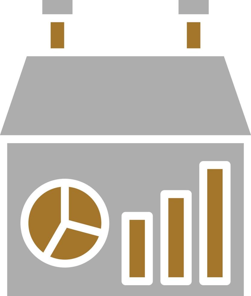 Symbolstil für Hausstatistiken vektor