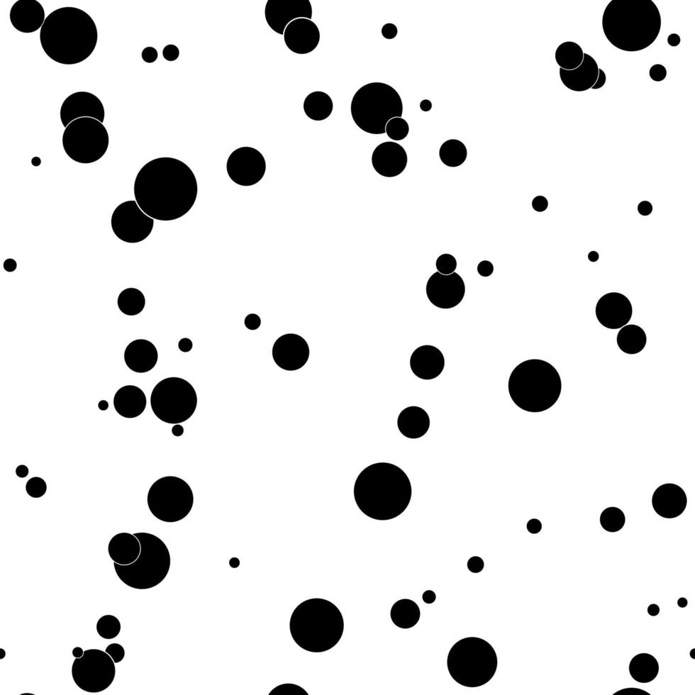 geometrisk bakgrund med ojämn cirklar. abstrakt runda sömlös mönster. hand dragen prickar mönster. prickad bakgrund. vektor
