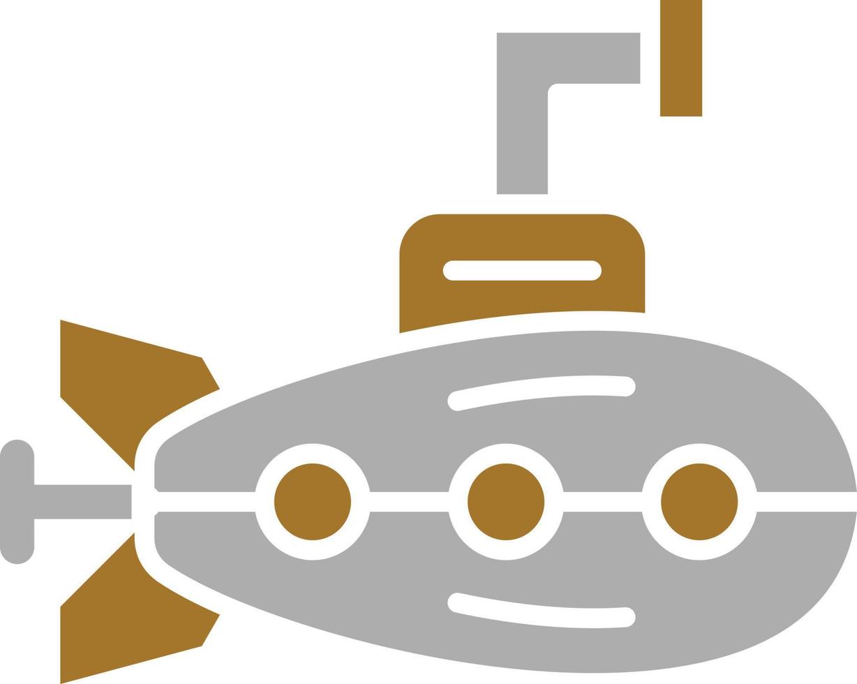 ubåt ikon stil vektor