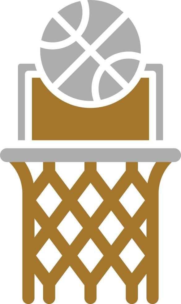 Basketball-Icon-Stil vektor