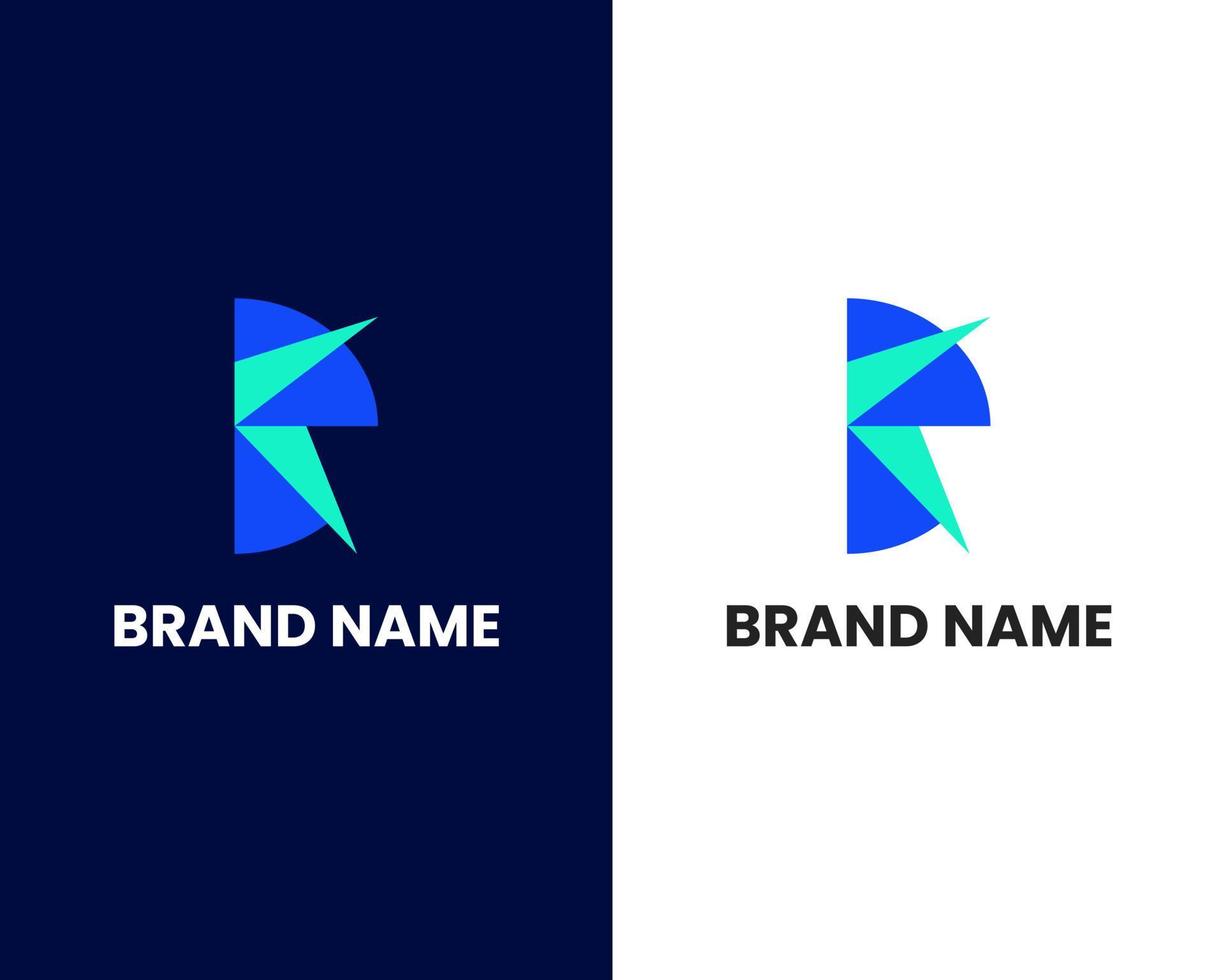 brev d och k modern logotyp design mall vektor