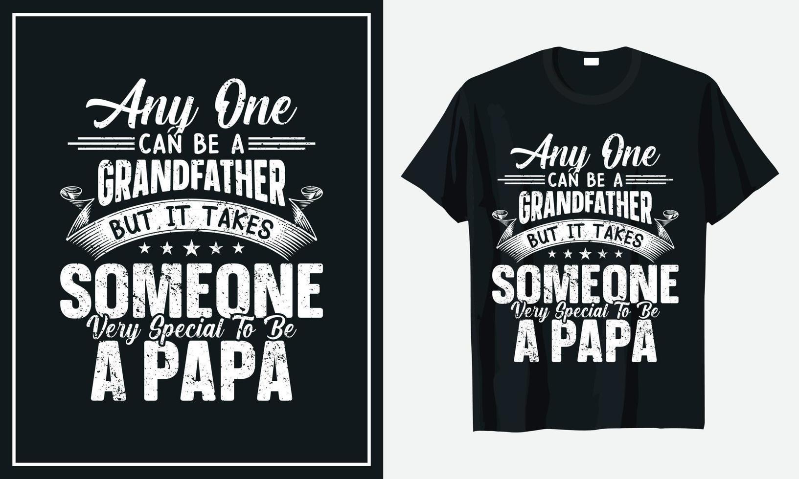 farföräldrar dag t-shirt design premie vektor skriva ut