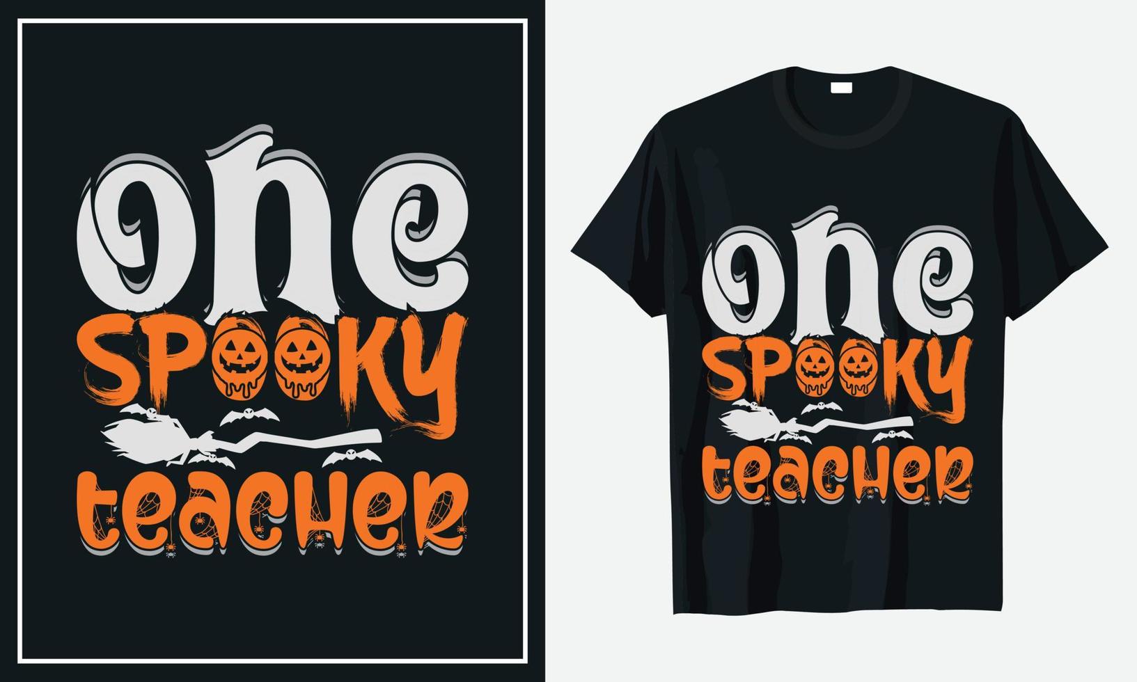 Halloween-T-Shirt-Designvektor vektor