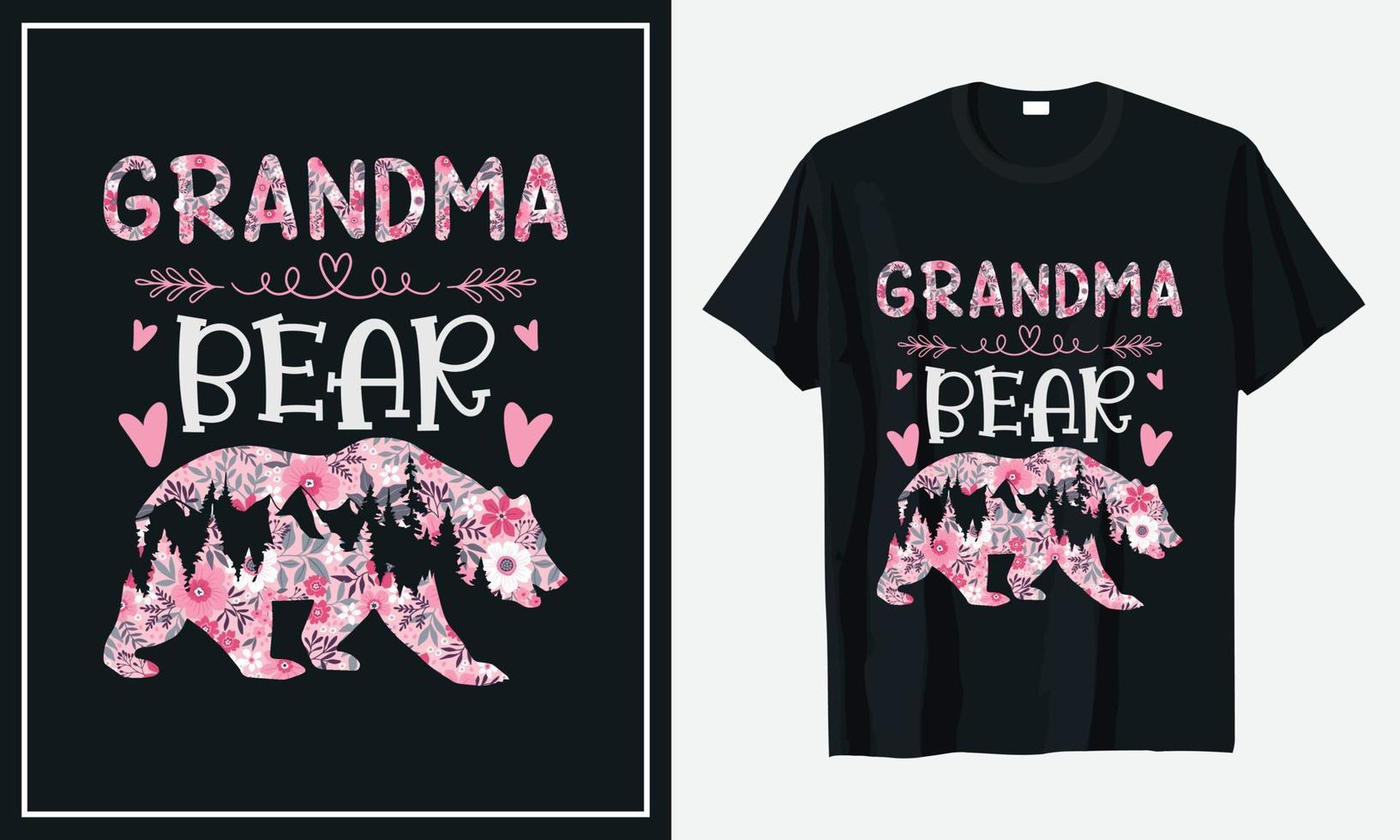 Großeltern-Tag-T-Shirt-Design Premium-Vektordruck vektor