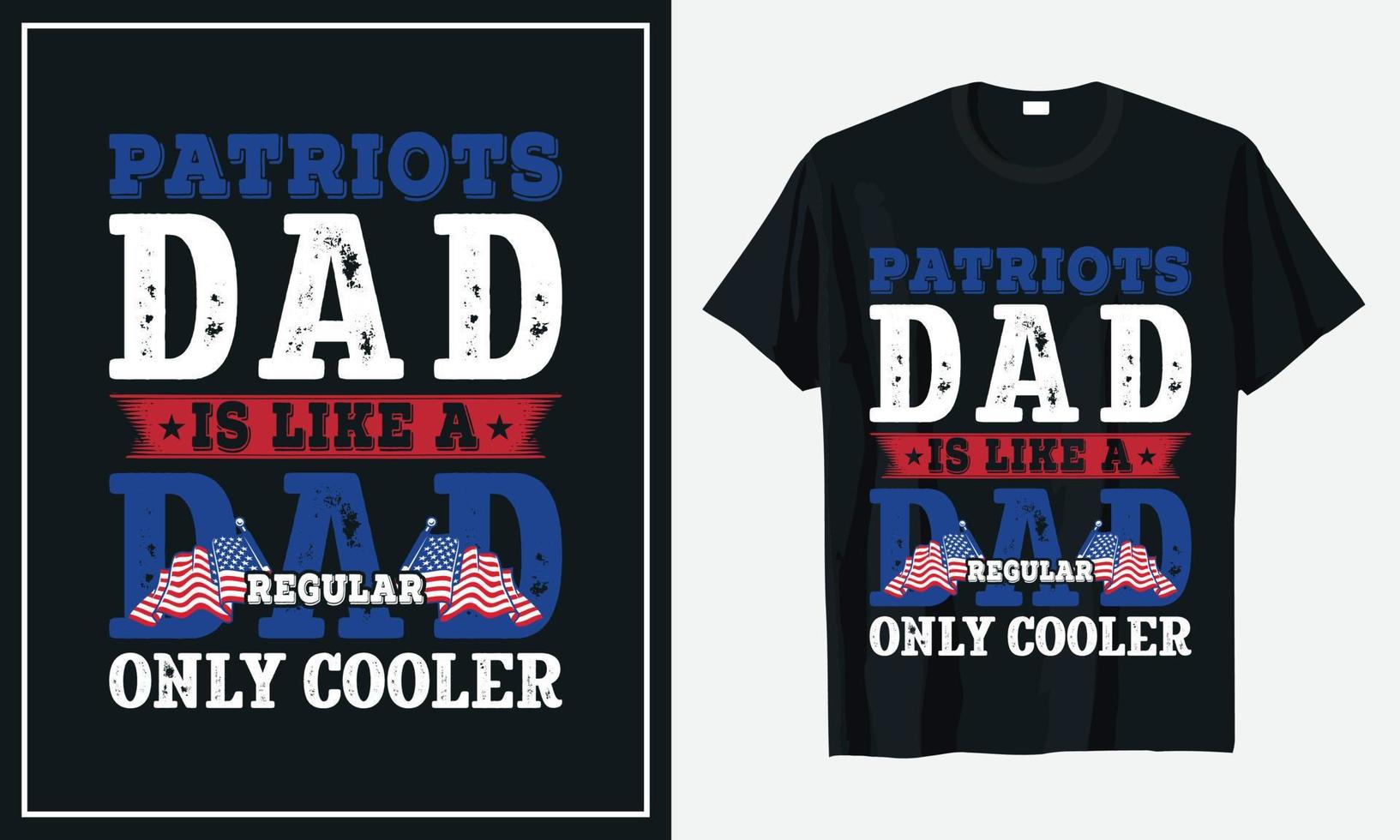 patriot dag t-shirt design skriva ut vektor