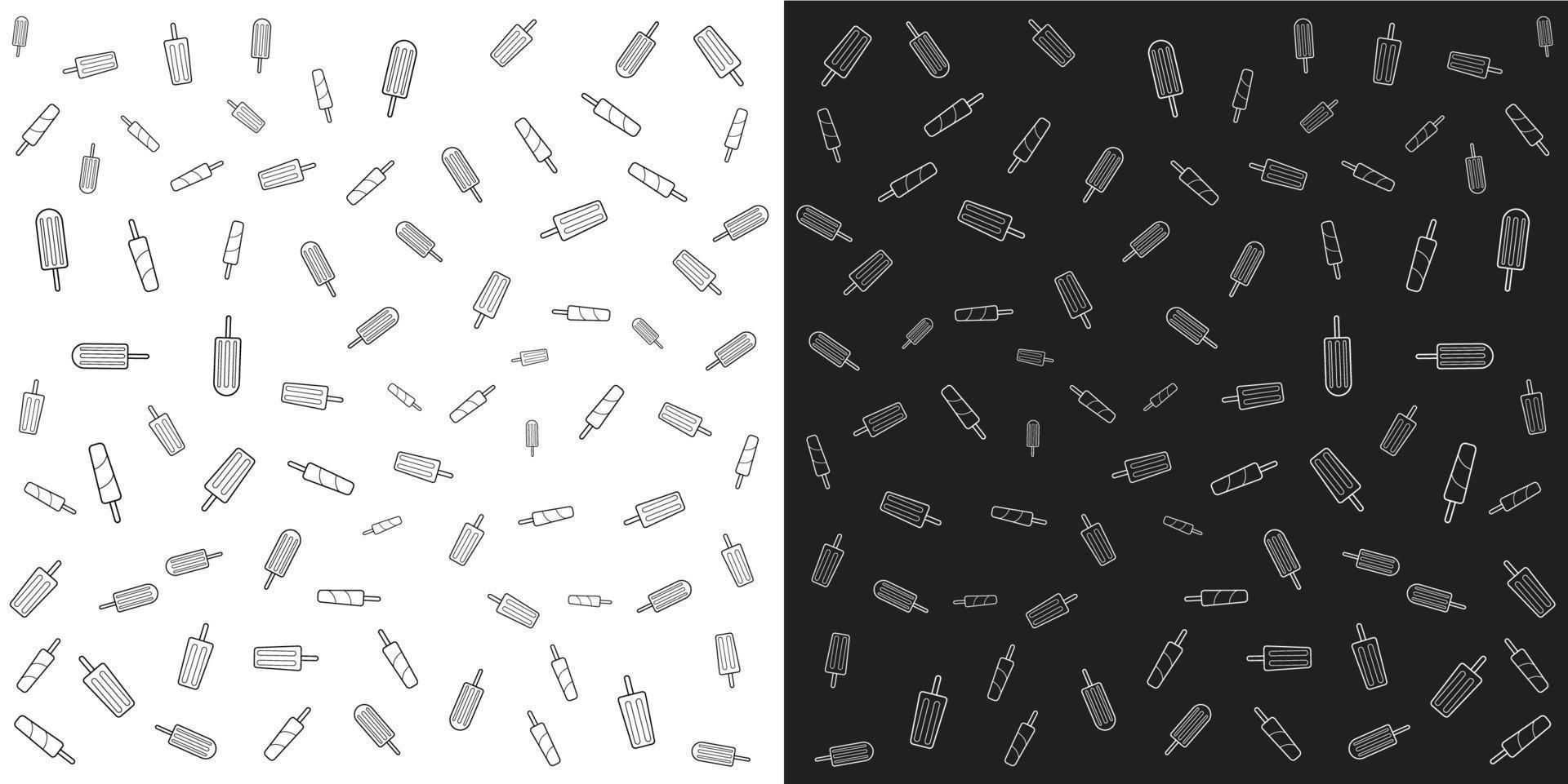 is grädde mönster isolerat på svart och vit. vektor illustration