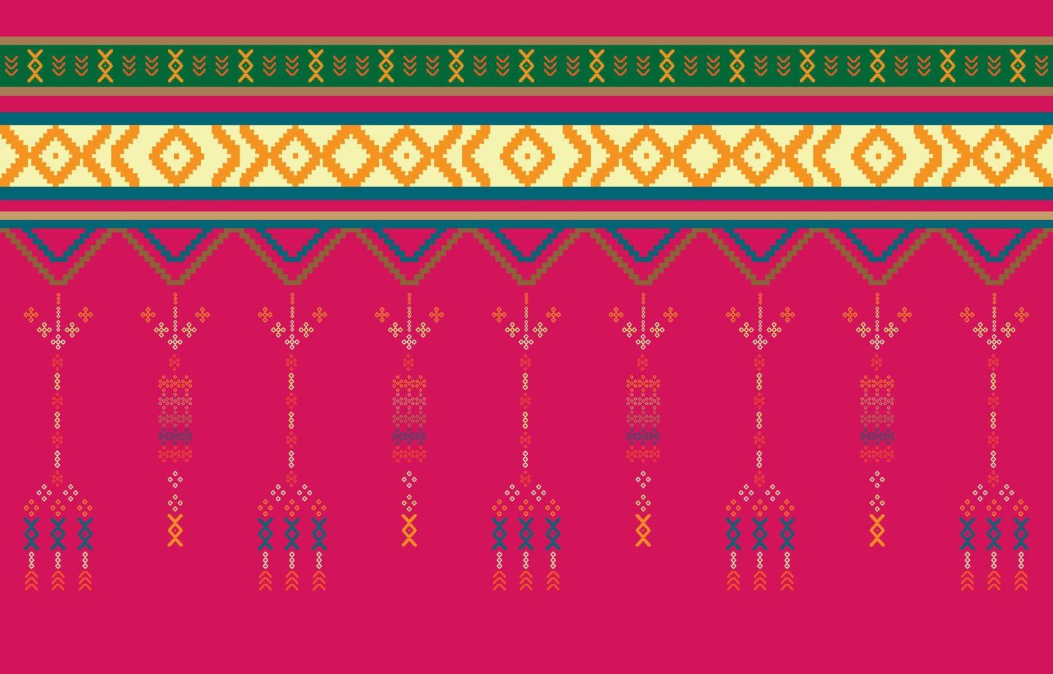 geometrisches ethnisches orientalisches muster traditionelles design für kleidung, stoff, buch und blaupause. abstrakte geometrische und stammesmuster, nutzungsdesign lokale stoffmuster vektor