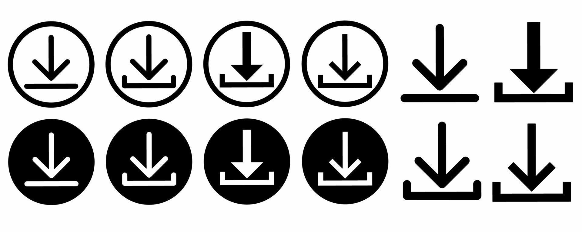 Zeichen des Download-Symbols 573645 Vektor Kunst bei Vecteezy