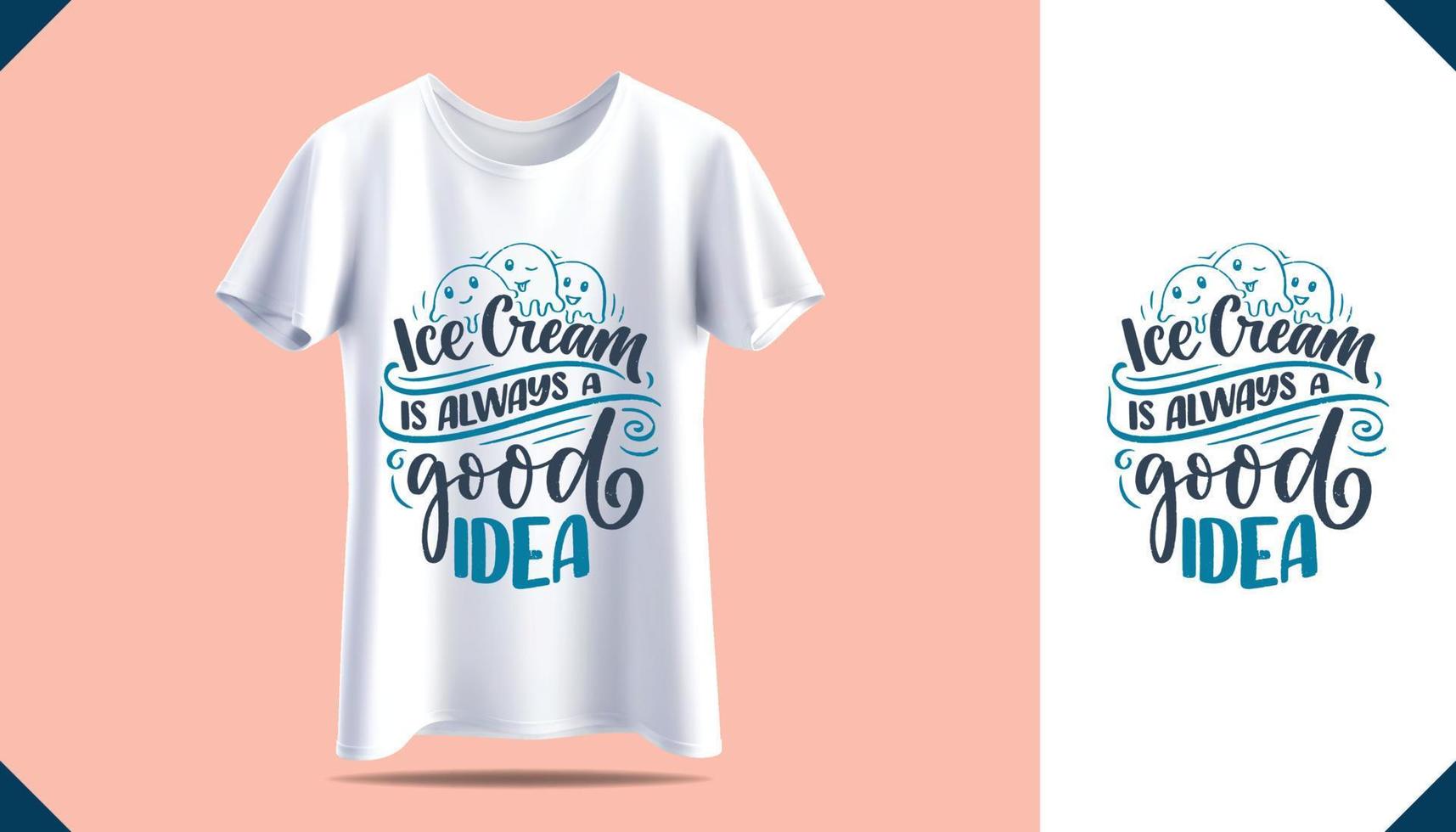 ny herr- t-shirt skriva ut design. herr- vit t-shirt mockup. vektor