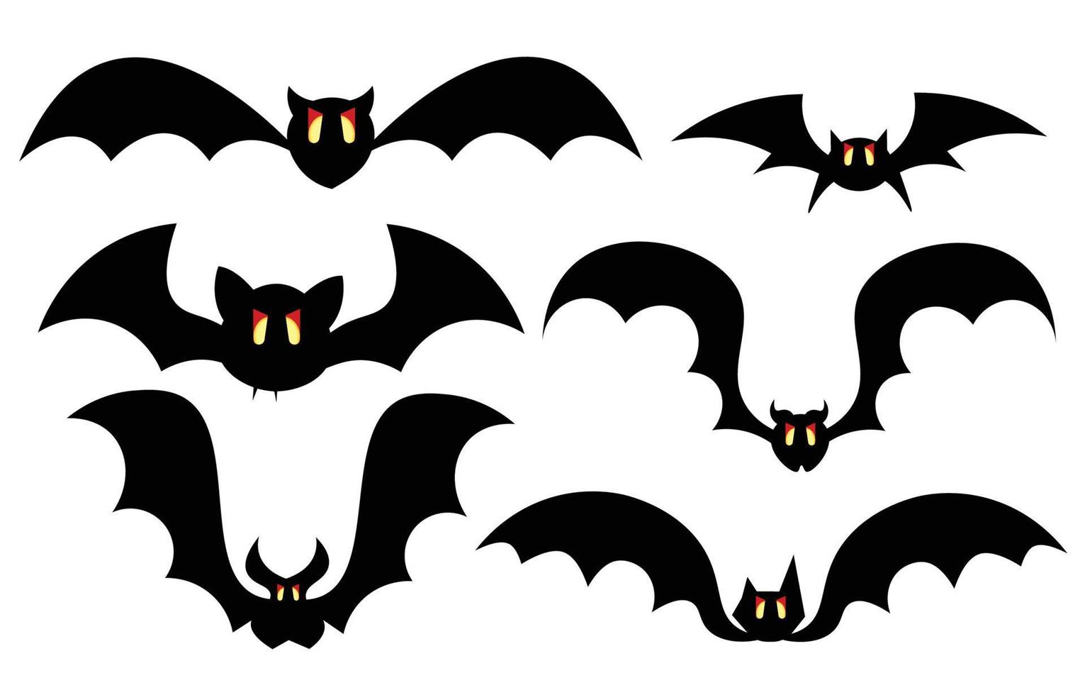 tecknad serie spöke fladdermus isolerat på vit bakgrund, halloween begrepp, Skräck, efterhängsen, vektor illustration.