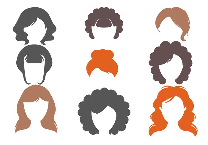 Gratis Kvinna Haircuts Vector