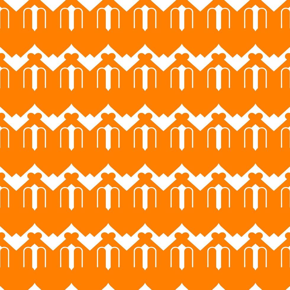 abstrakt geometrisk mönster av orange Färg för tapeter, tyg, bakgrund. upprepad design vektor
