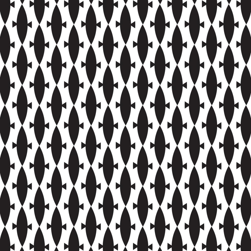 geometrisches ornamentales muster. schwarzer Hintergrund mit weißen Elementen, die das Gitter bilden vektor