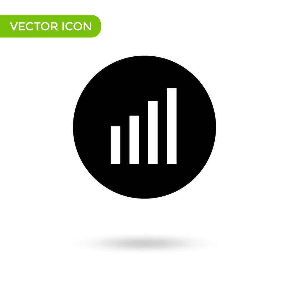 signal ikon. minimal och kreativ ikon isolerat på vit bakgrund. vektor illustration symbol mark