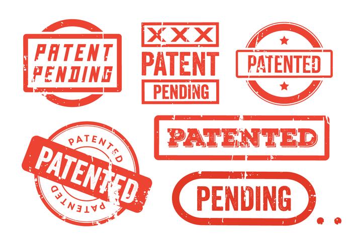 Patent Grunge Briefmarken vektor