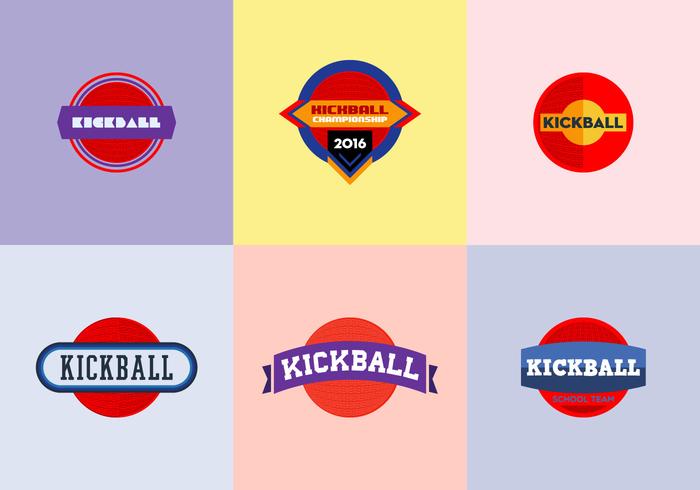 Gratis Kickball Vector Pack